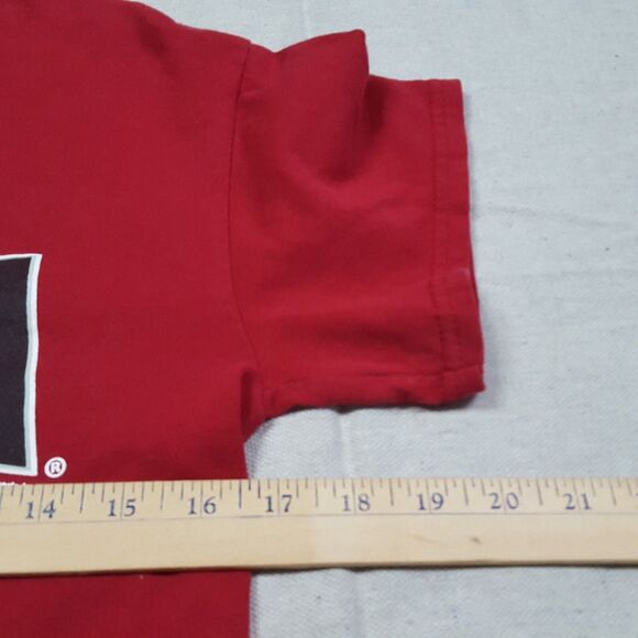 Alabama Crimson Tide Shirt Mens Small Red Short Sleeve Pullover Crew Neck - Picture 5 of 9